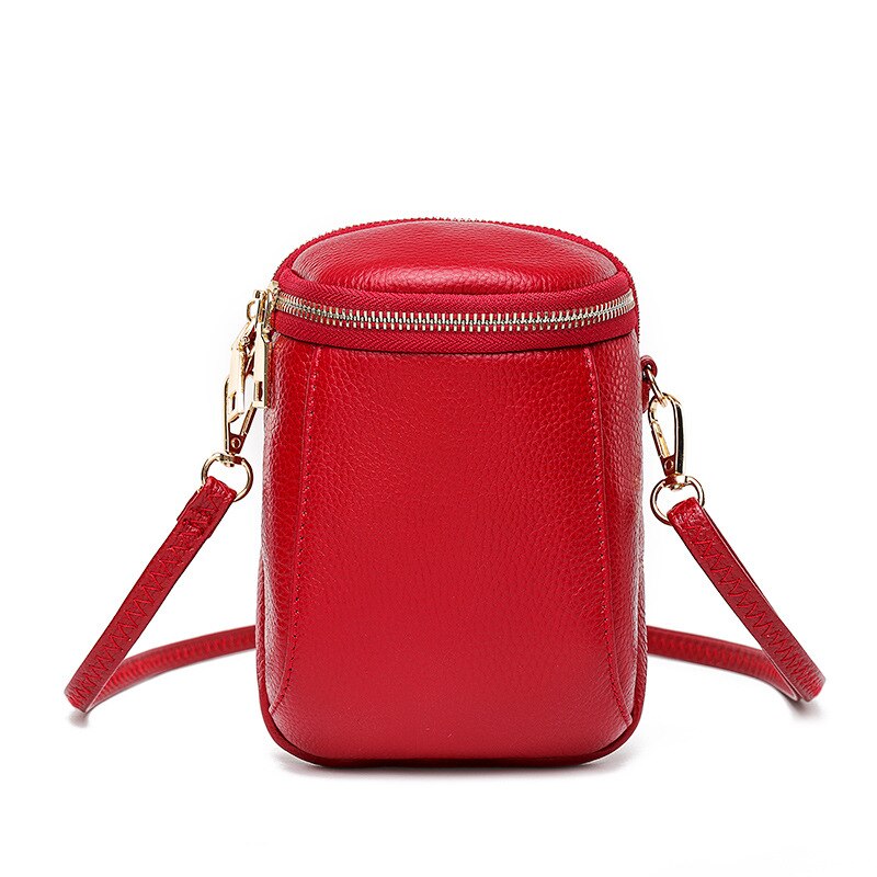 Fashion Small Crossbody Bags Women Mini PU Leather Shoulder Messenger Bag Ladies Phone Purse Zipper Bags Mini Clutch Bag