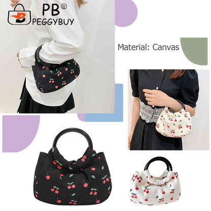 Fashion Canvas Shoulder Bag Creative Shoulder Bag Women Fashion Plush Chain Crossbody Bags for Girl Shopping