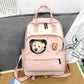 DCIMOR New Portable Nylon Women Backpack Female Cute Ring Buckle Travel Bag Teenage Girl Transparent Schoolbag Fashion Bookbag