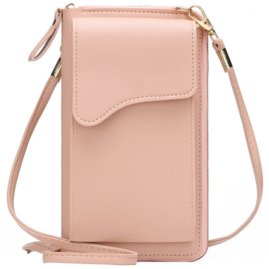 Women&#39;s Small Crossbody Shoulder Bags PU Leather Female Cell Phone Pocket Bag Ladies Purse Card Clutches Wallet Messenger Bags