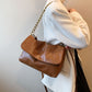 New Vintage High Quality Women Crossbody Bags Chain Design Underarm Single Shoulder Purse Woman Handbag Square Totes Sling Bags