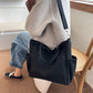 Unisex One Shoulder Crossbody Bags Double Canvas Bag Female Students Pack School Bags High Capacity Women Portable Handbag