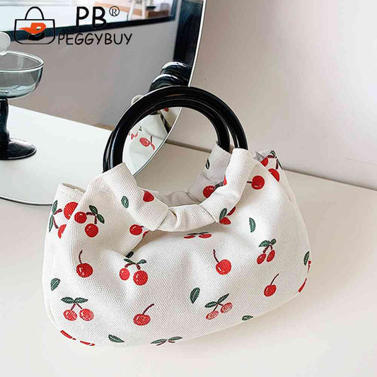 Fashion Canvas Shoulder Bag Creative Shoulder Bag Women Fashion Plush Chain Crossbody Bags for Girl Shopping