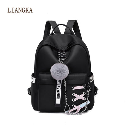 Women&#39;s Oxford Backpacks Waterproof Female Backpack Fashion Teenage Girls School Bags Retro Travel Backpack Girl Book Bag