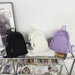 Cute Solid Color Canvas Backpack Women Schoolbag For Teenage Girls Leisure Backpack Kawaii Girl Travel Book Bags Female Rucksack