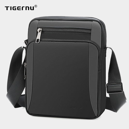 Tigernu Men&#39;s Shoulder Bag Luxury Men&#39;s Bag Business Messenger Bag Man Messenger Bag Male Bag Shoulder Strap Light Weight 0.43KG