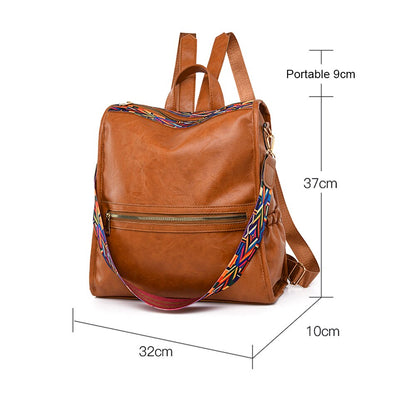 Fashion Rhombus Backpack Leather Cute Girl Travel Crossbody Messenger Bags for Student School Travel Backpacks