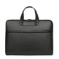 Simple Business Briefcases For Unisex Solid Color PU Leather Soft Handle Two Straps Laptop Bags Office Handbags