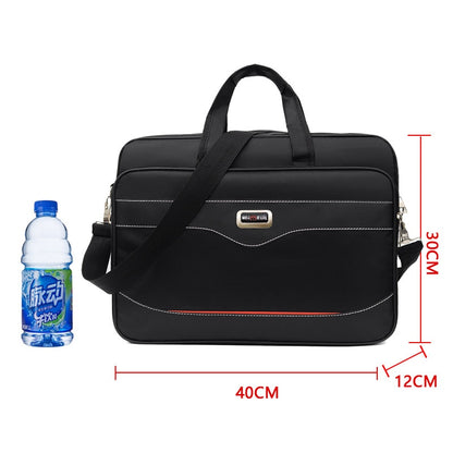 Men&#39;s Business Briefcase Weekend Travel Document Storage Bag Laptop Protection Handbag Material Organize Pouch Accessories Items