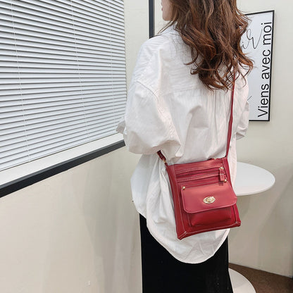 Women Shoulder Bags Stylish Ladies PU Leather Messenger Bags Retro Women Classic Crossbody Bags Small Purse for Outdoor