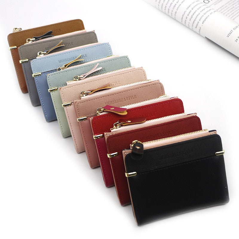 Women&#39;s Wallet Short Women Coin Purse Fashion Wallets For Woman Card Holder Small Ladies Wallet Female Hasp Mini Clutch For Girl