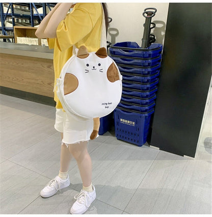 New Female Kawaii Totoro Cat Shoulder Bags Japanese Style Women Girls Cute Casual Students School Book Crossbody Bag Bolso Mujer