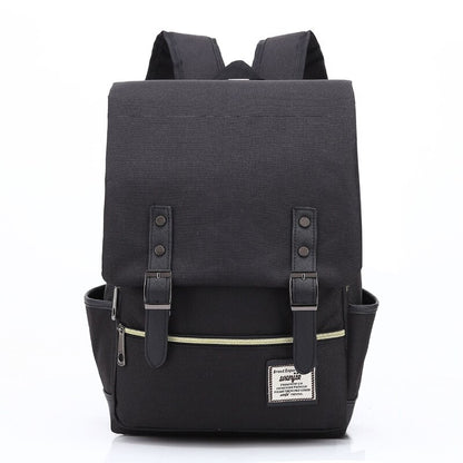 Vintage Unisex Oxford Waterproof Backpacks Large Capacity Women Canvas Travel Bag Youth Students School Books Laptop Backpack