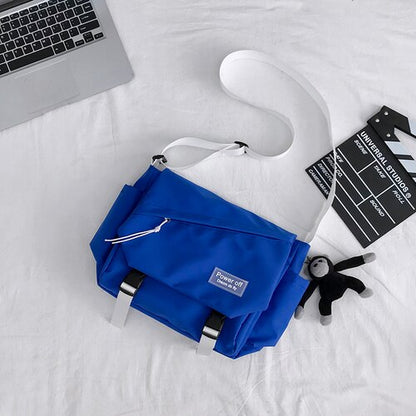 Men&#39;s Messenger Bag Fashion Brand Ins Tooling Style Japanese Leisure Men&#39;s Bag Large Capacity Shoulder Bag Personalized