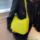 Stylish Women&#39;s Lady Messenger Bag Solid Color Shopping Bags PU Leather Bag Satchel Woman Female Cross Body Single Shoulder Bag