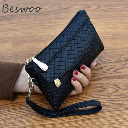 Hot Sale Women&#39;s Wallet Fashion PU Leather Coin Wallet Card Holders Clutch Women&#39;s Purse Handbag Phone Pocket Female Wallets