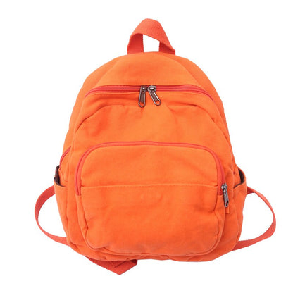 маленький рюкзак Canvas Women Small Backpack Vintage Feminina School Mini Backpack Women  Bagpack Female Solid Girl mochilas