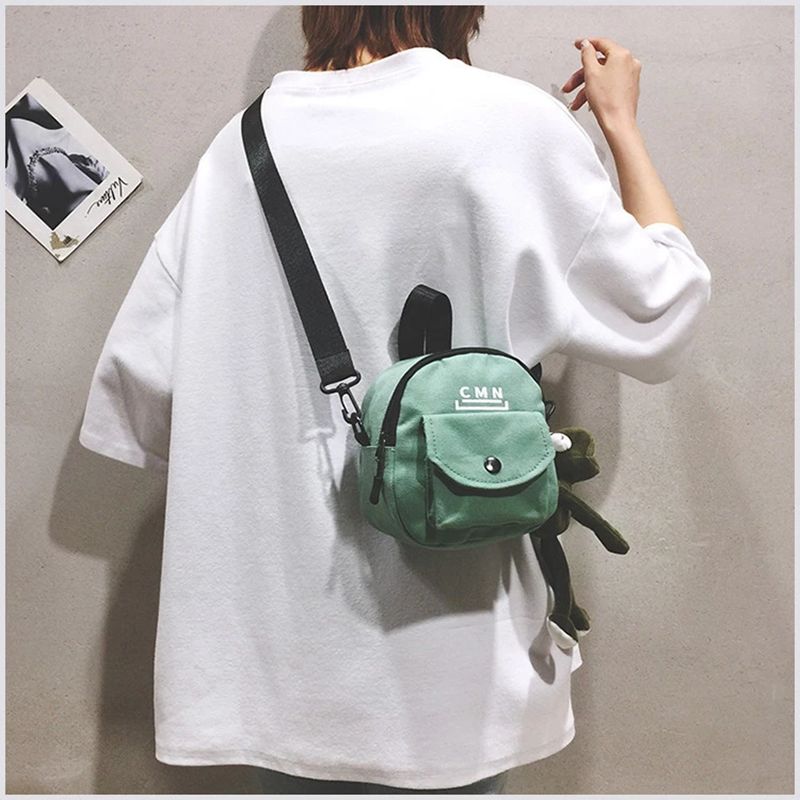 Cartoon Small Bags Designer Bags for Women Canvas Crossbody Bag for Women Phone Shoulder Bags Ladies Purse Bags Female Handbags