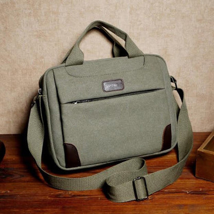 Men Travel Messenger Bag Canvas Casual Trend Shoulder Bag Crossbody Bags Outdoor Hiking Military Male School Zipper Handbag