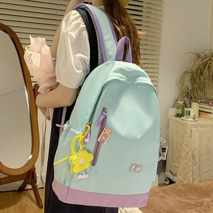 Cool Female Laptop Student Bag Girl Travel Book Backpack Fashion Women Cute Nylon School Bag Trendy Lady College Backpack Kawaii