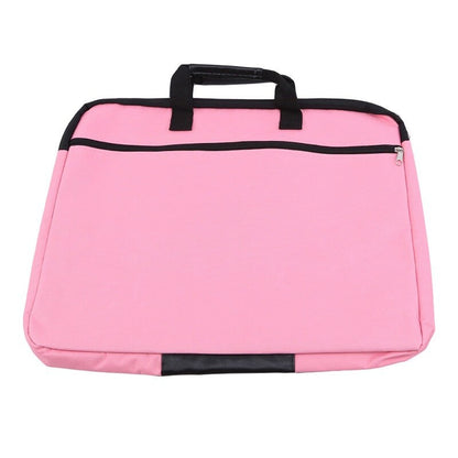 Portable document bag canvas A4 office zipper bag large capacity men women handbag multi-layer information bag briefcase meeting