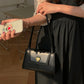 Vintage PU Leather Women Underarm Bag Fashion Design Ladies Flap Shoulder Messenger Bag Simple Design Female Portable Handbags