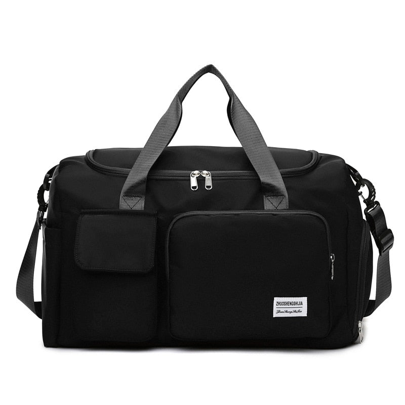 Large Capacity Travel Bag Luggage Handbag Men Women Shoulder Bag Outdoor Waterproof Sports Gym Bag Female Duffle Bag Shoe Bags