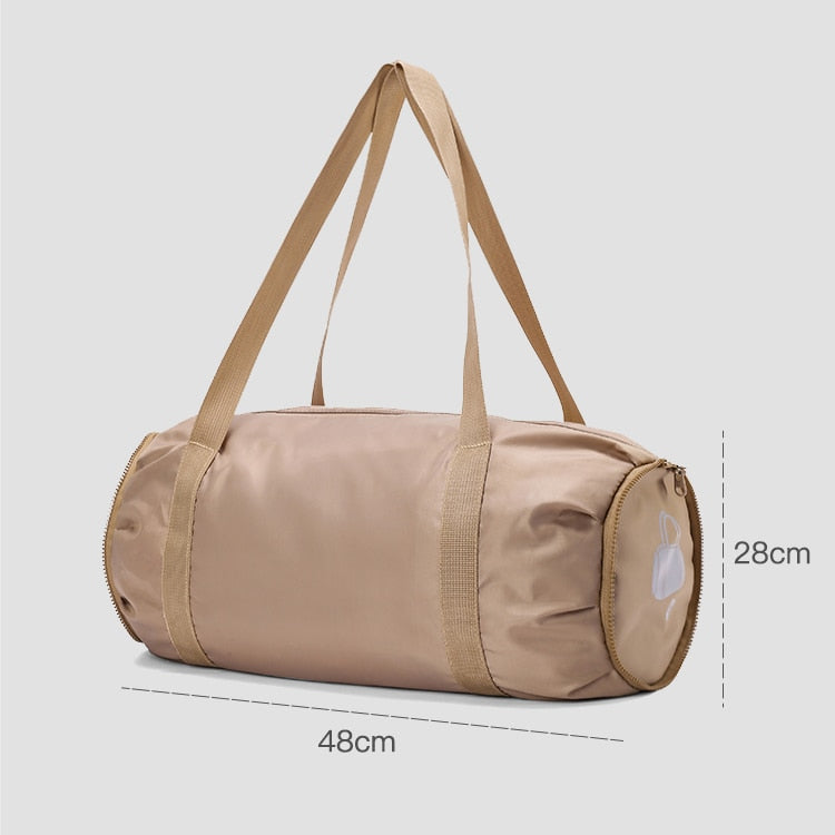 48*28cm Folded Luxury Women&#39;s Travel Bags Designer Round Crossbody Shoulder Purses Handbag Women Clutch Gym Tote Bag