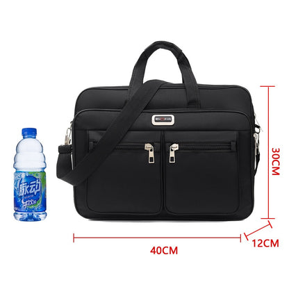 Men&#39;s Business Briefcase Weekend Travel Document Storage Bag Laptop Protection Handbag Material Organize Pouch Accessories Items