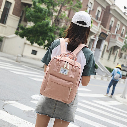 Preppy Backpack Women Fashion Youth Korean Style Shoulder Bag Laptop Backpack Schoolbags for Teenager Girls Boys Travel Bookbag