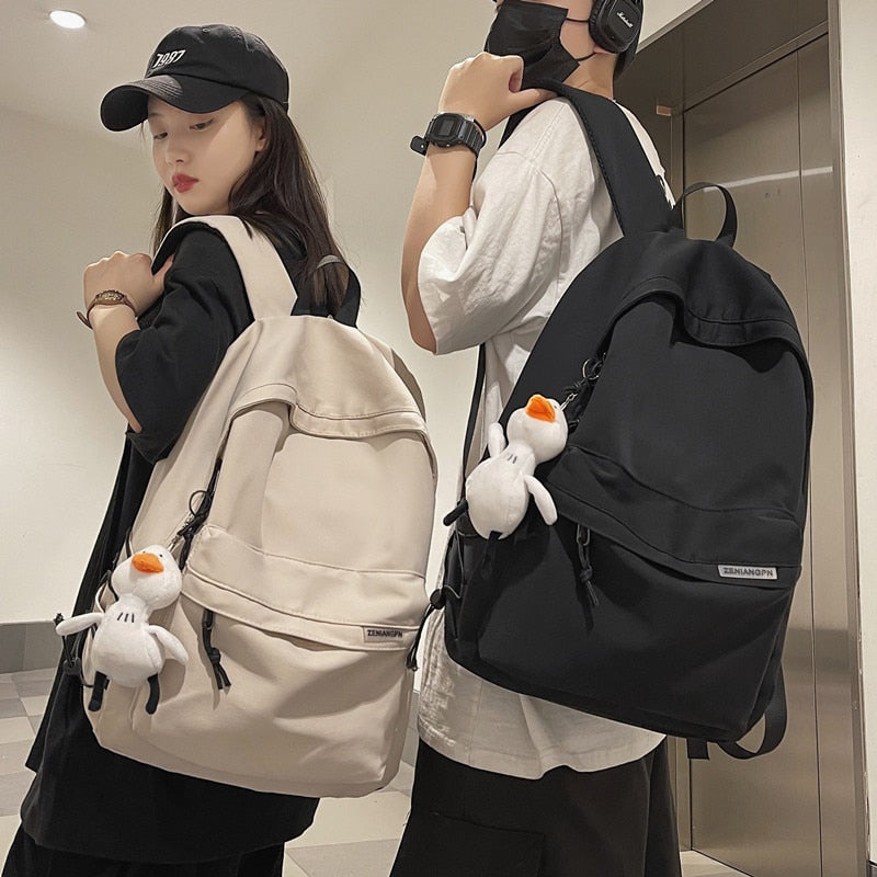 Qyahlybz men's large capacity travel backpack female casual students college school bags for girls backpacks female shoulder bag