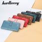Name Engrave Women Wallets Fashion Long Leather Top Quality Card Holder Classic Female Purse  Zipper Brand Wallet for Women