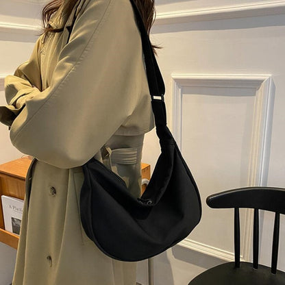 Oxford Cloth Diagonal Cross Bag Youth Fashion Casual Version Ladies Large Capacity Shoulder Bag Solid Color Women Messenger Bags