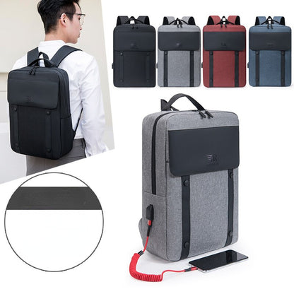 Male Backpacks Waterproof USB Port Backpack Casual Men Backpack Luxury Designer Bag Back Pack Man Business Office Rucksack Men