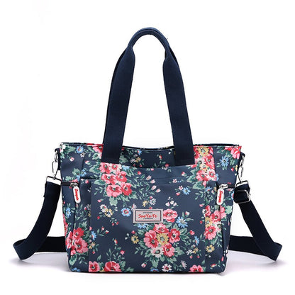 Fashion Waterproof Nylon High-capacity Top-handle Tote Messenger Bags Women Shoulder Bag High Quality Crossbody Bags For Women