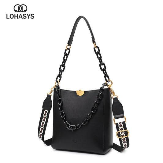 Casual Ladies Shoulder Bag Messenger Bucket Handbag Women Messenger Bag