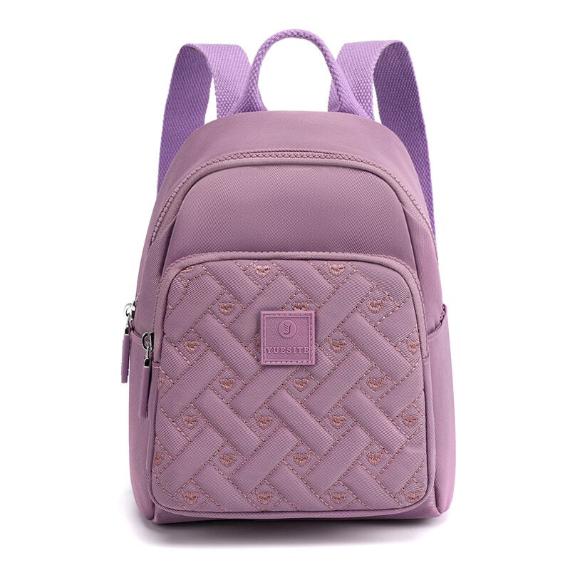 New Nylon Women Backpack Casual School Bags For Teenager Girl Large Capacity Multifunction Backpack Shoulder Schoolbag