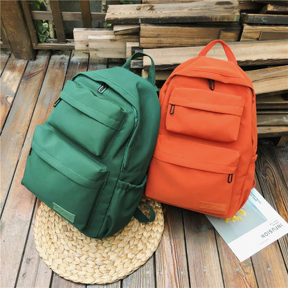 New Arrive Women Casual Nylon Backpack Large School Bags For Teenage Girls Waterproof Backpack Travel Bags Laptop Backpack