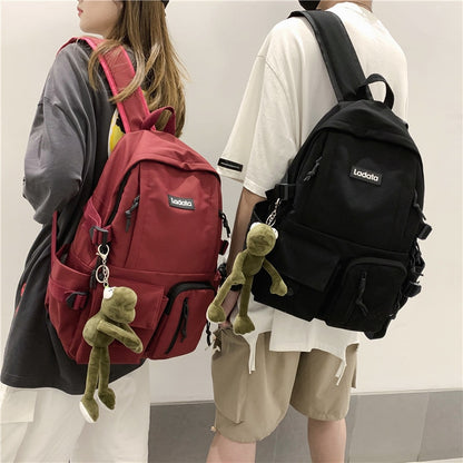 Large Capacity Backpacks For Women Kawaii Students Laptop Bag For Teenager Girls Schoolbag Summer Multi-color Travel Rucksack