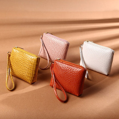 Litchi Pattern Coin Purse Female PU Leather New Mini Wallet Luxury Brand Designer Women Small Hand Bag Cash Pouch Card Holder