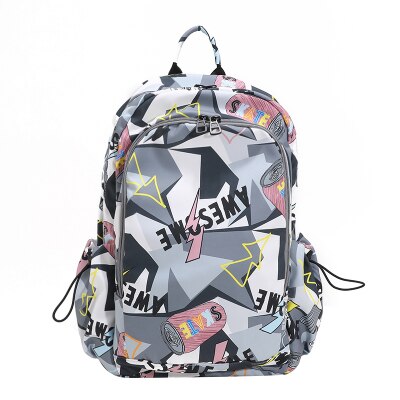 Original Graffiti Big Capacity Women Men&#39;s Backpacks High Middle School Boys College Book Bags 15.6&quot; Computer Travel Out Door