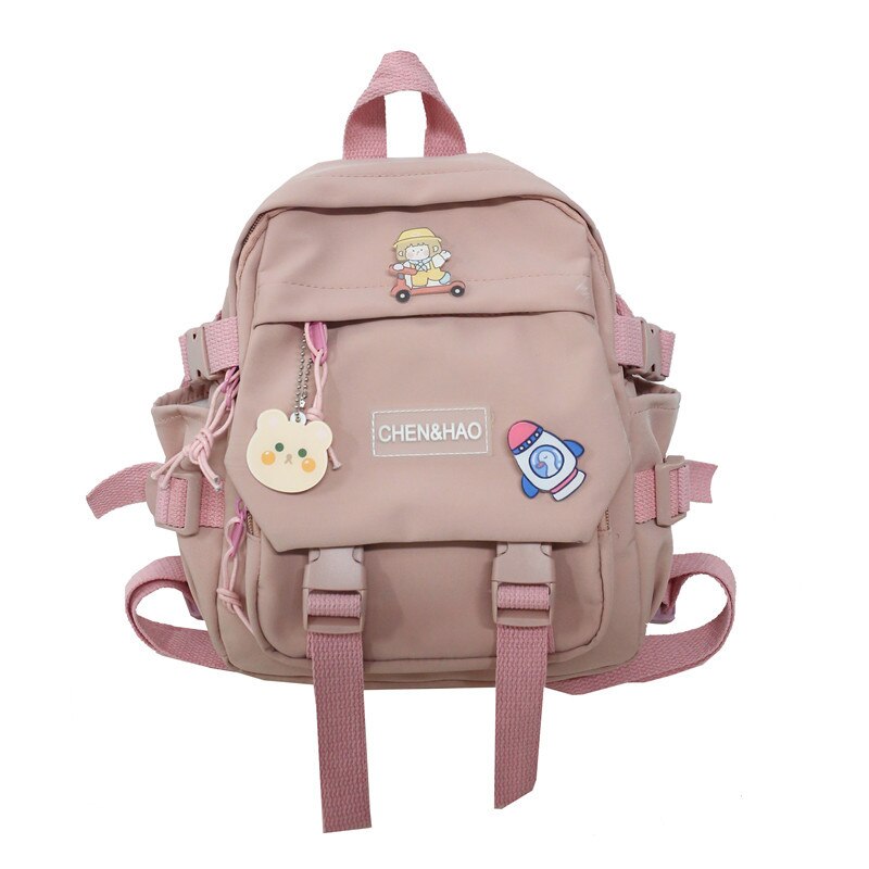 Small Square Bag High Capacity Waterproof Cute Nylon Fashion Casual New Simple Women&#39;s Backpack School Girl&#39;s Crossbody Bag