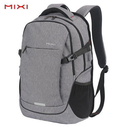 Mixi Ergonomic Design Men Travel Backpack Big Capacity Women School Bag Fit for 15.6&quot; Laptop