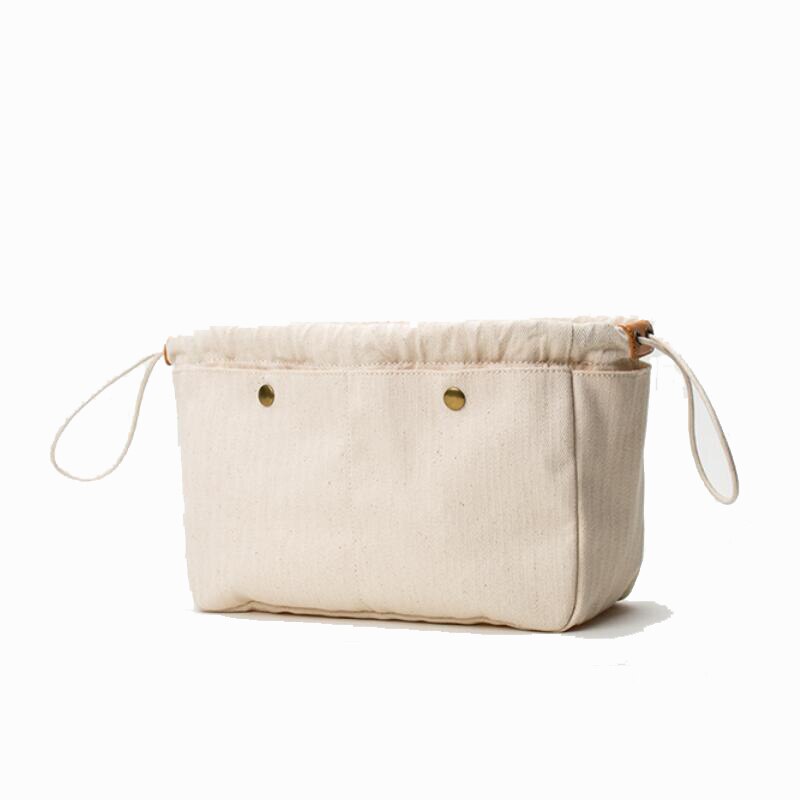 Soft Canvas Handbag Organizers Purse Liner Bag, Sturdy Purse Insert Organizer Bag Fit for Designer Brand Large Capacity Tote Bag