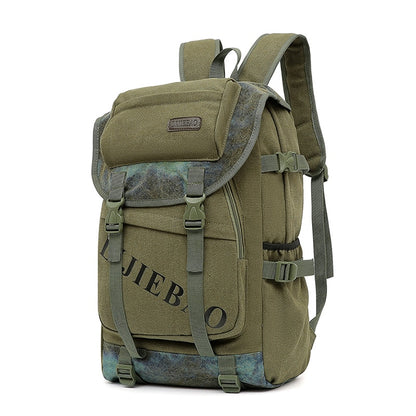 Classic Canvas Backpack Men Large Capacity Travel Men Backpack Bag Casual Computer Laptop Backpack Men Preppy Style School Bag