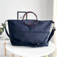 Lightweight Travel Bag Dumpling  Bag Large Unisex  Nylon Cloth with Leather Handbag Travel Bag Women&#39;s Tote Bag