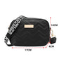Embroidered Messenger Bags Printing PU Leather Shoulder Crossbody Bag for Women Fashion Large Capacity Female Small Bags Cheap