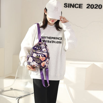 Fashion Women Soft Nylon Small Backpack Designers Brand Multifunction Solid School Bags for Teenage Girls Mochila Feminina