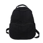 Brand High Quality Canvas Backpacks 100% Cotton School Bags for Teenage Girls Solid Black Leisure Or Travel Bags Brown Packages