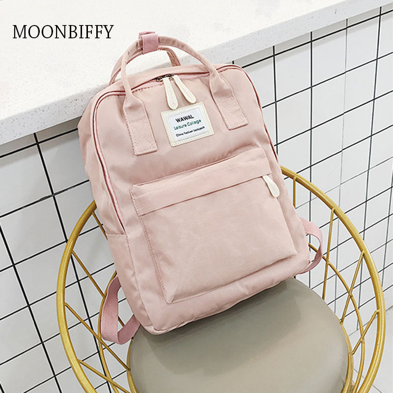 Preppy Backpack Women Fashion Youth Korean Style Shoulder Bag Laptop Backpack Schoolbags for Teenager Girls Boys Travel Bookbag